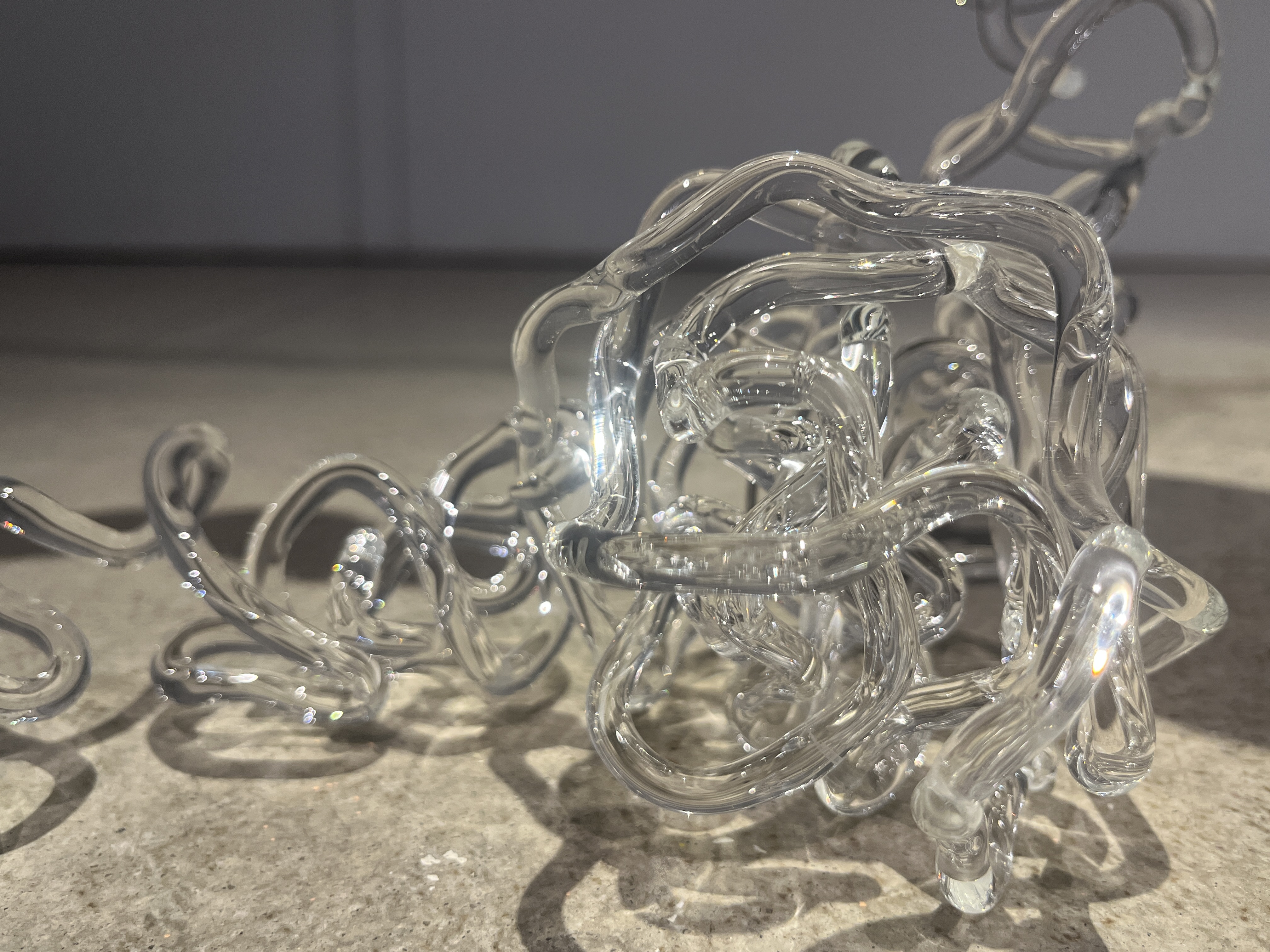 Glass sculpture